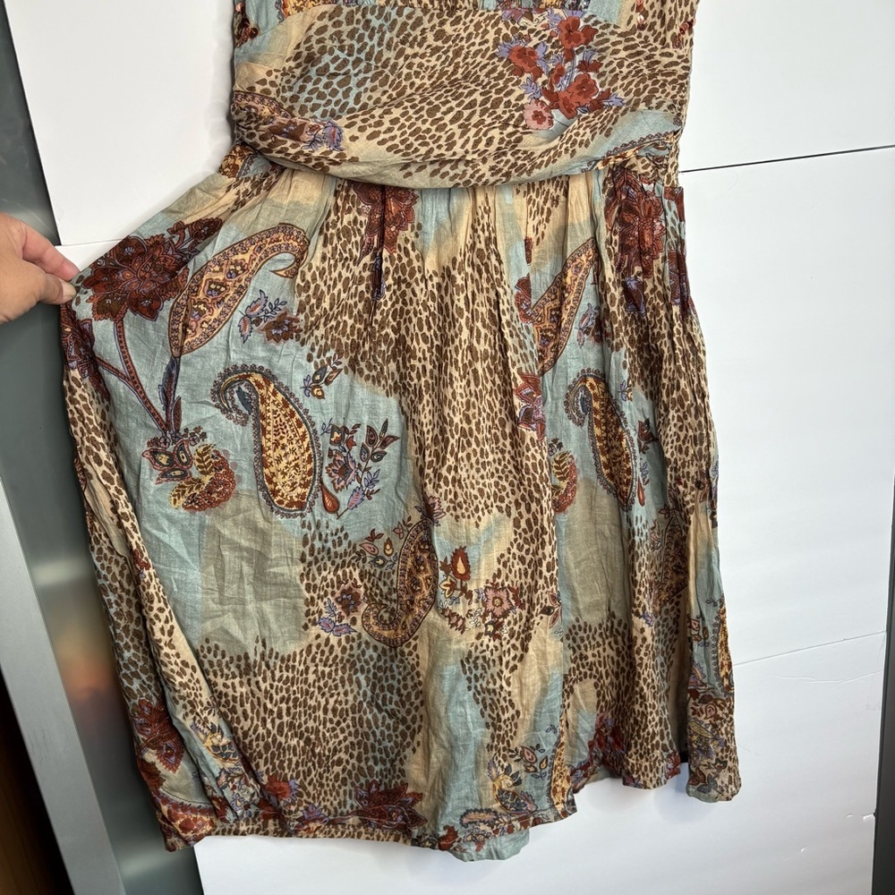 Multicolour Print Cotton Dress - Picture 13 of 13